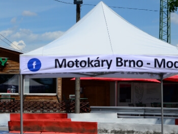 Potisk stanových volánů  za 1,- Kč